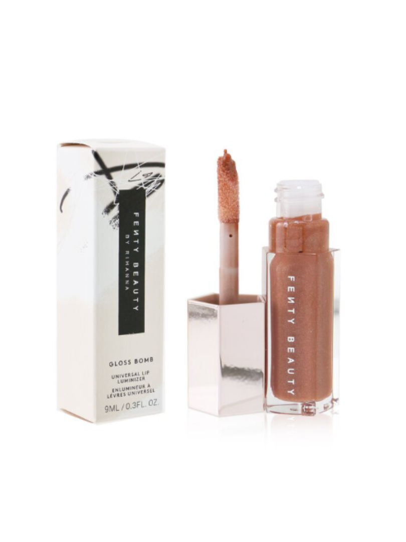 LIp Gloss Bomb Luminizer de Fenty Beauty Tono Fenty Glow Heat 03