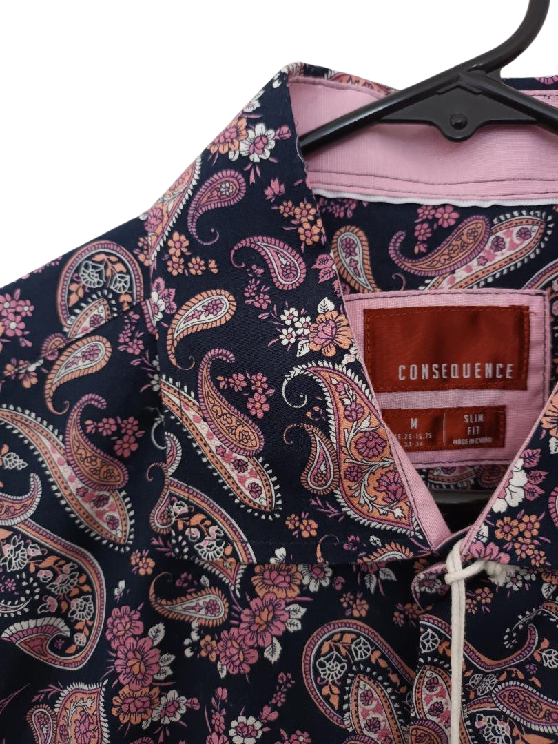 Camisa floreada rosa Consequence