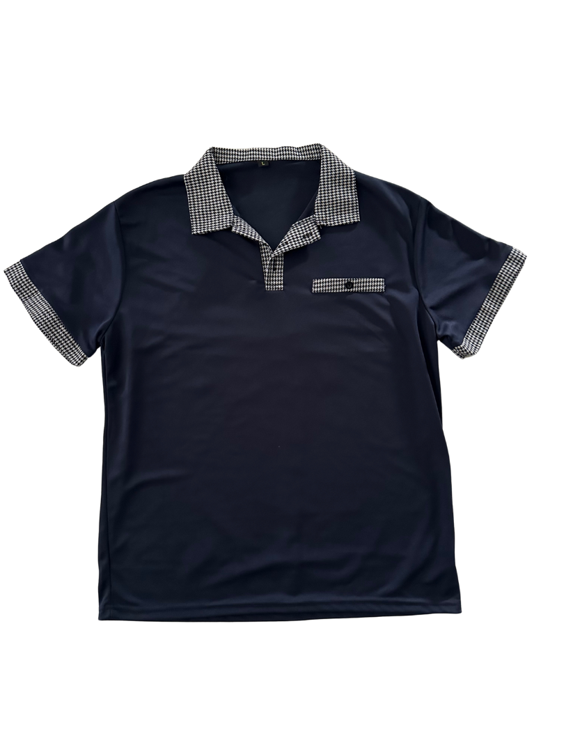 Playera tipo polo manga corta