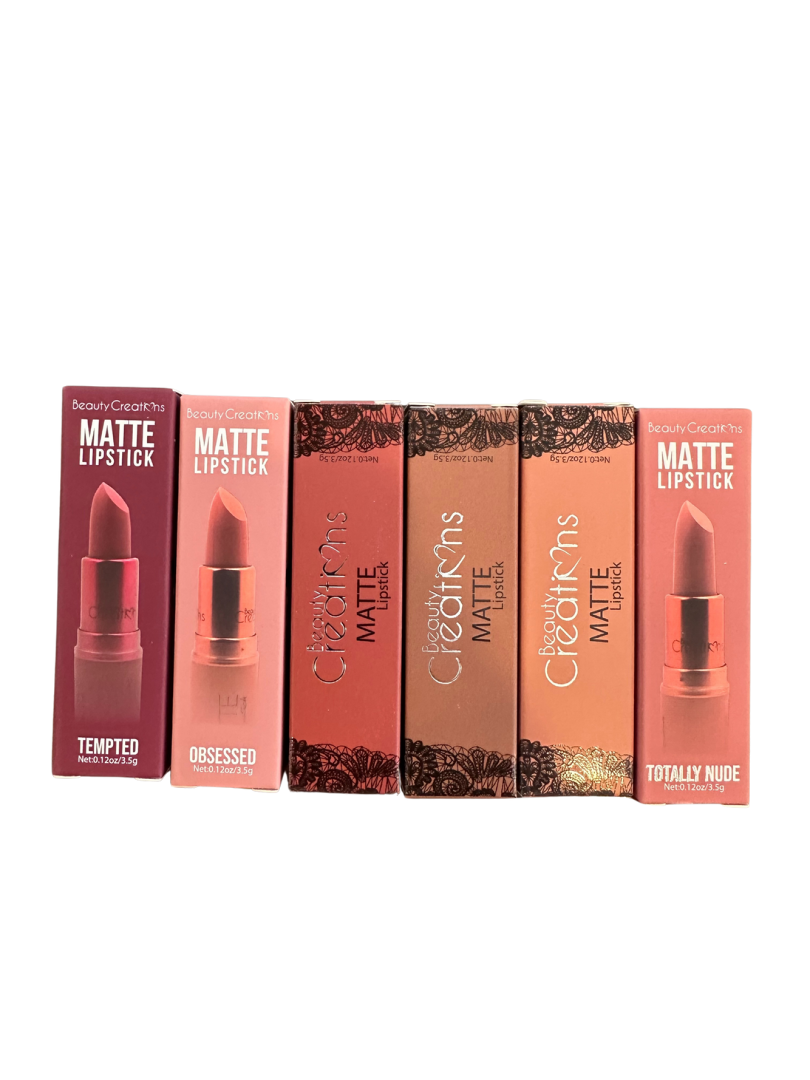 Set de 6 Labiales Matte LS09 Get Over It de Beauty Creations