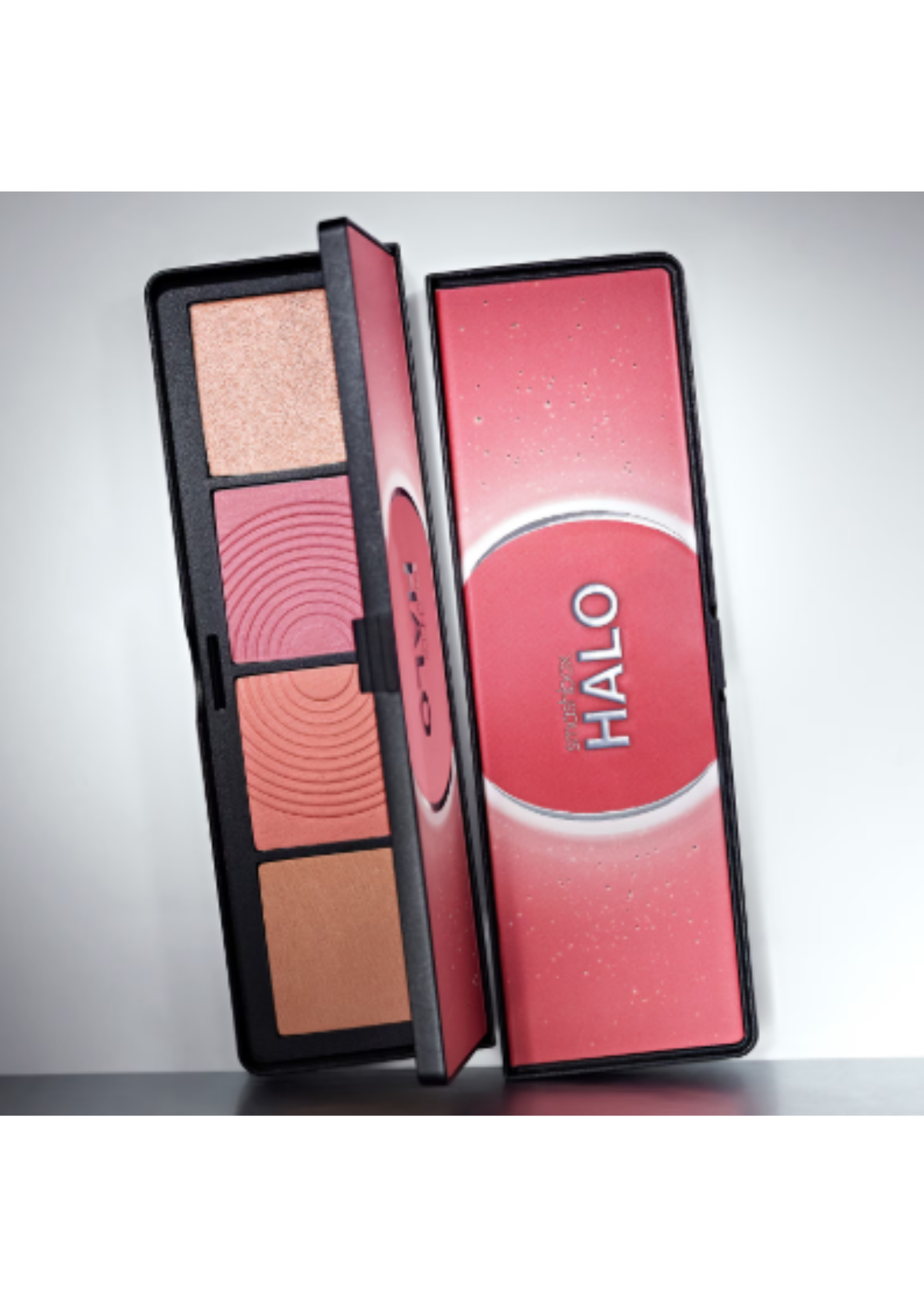 Paleta Sculpt + Glow smashbox de Halo Tono Pink Saturation