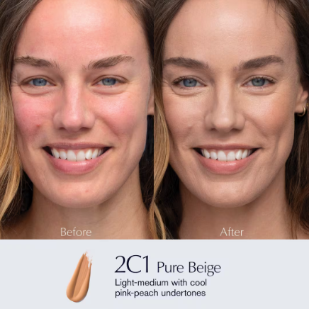 Base Double Wear de Estee Lauder Tono 2C1 Pure Beige