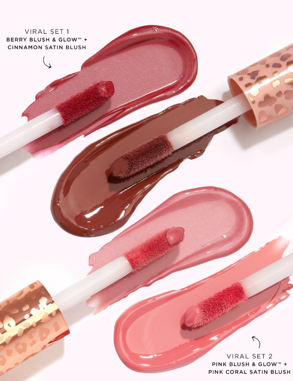 Trio Mascara y Rubor viral maneater must have Tonos Cinnamon/Berry