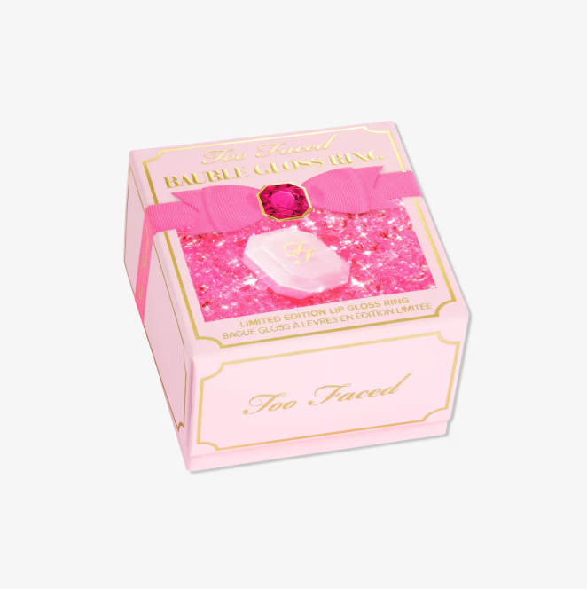 Lip Gloss de Too Faced Bauble Gloss Ring Edicion Limitada