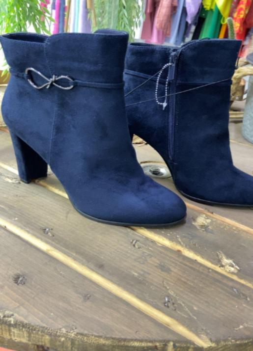 Bota azul marino gamuza WPO