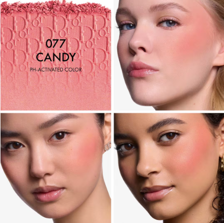 Rubor en polvo Rosy Glow de Dior Tono 077 Candy