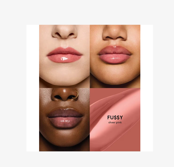 LIp Gloss Bomb Heat Luminizer de Fenty Beauty Tono Fussy Heat 02