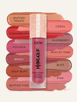 Rubor liquido Blush & Glow Maneater de Tarte Tono Peachy Pink