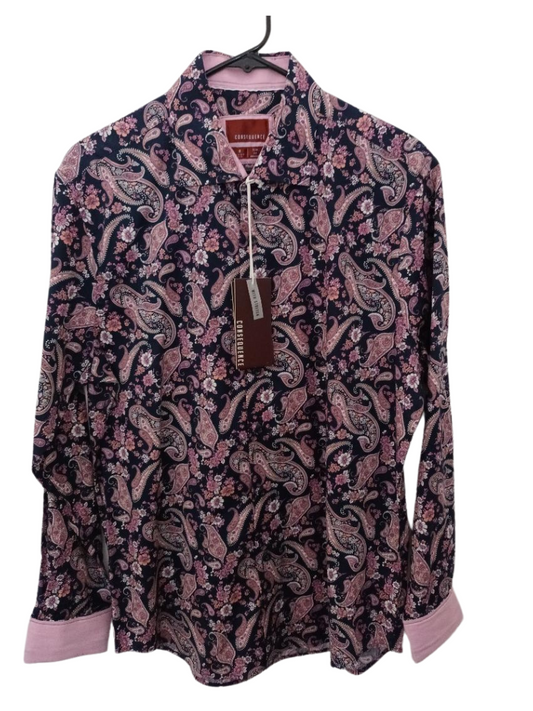 Camisa floreada rosa Consequence