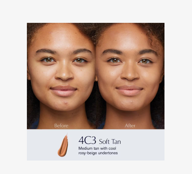 Base Double Wear de Estee Lauder Tono 4C3 Softan