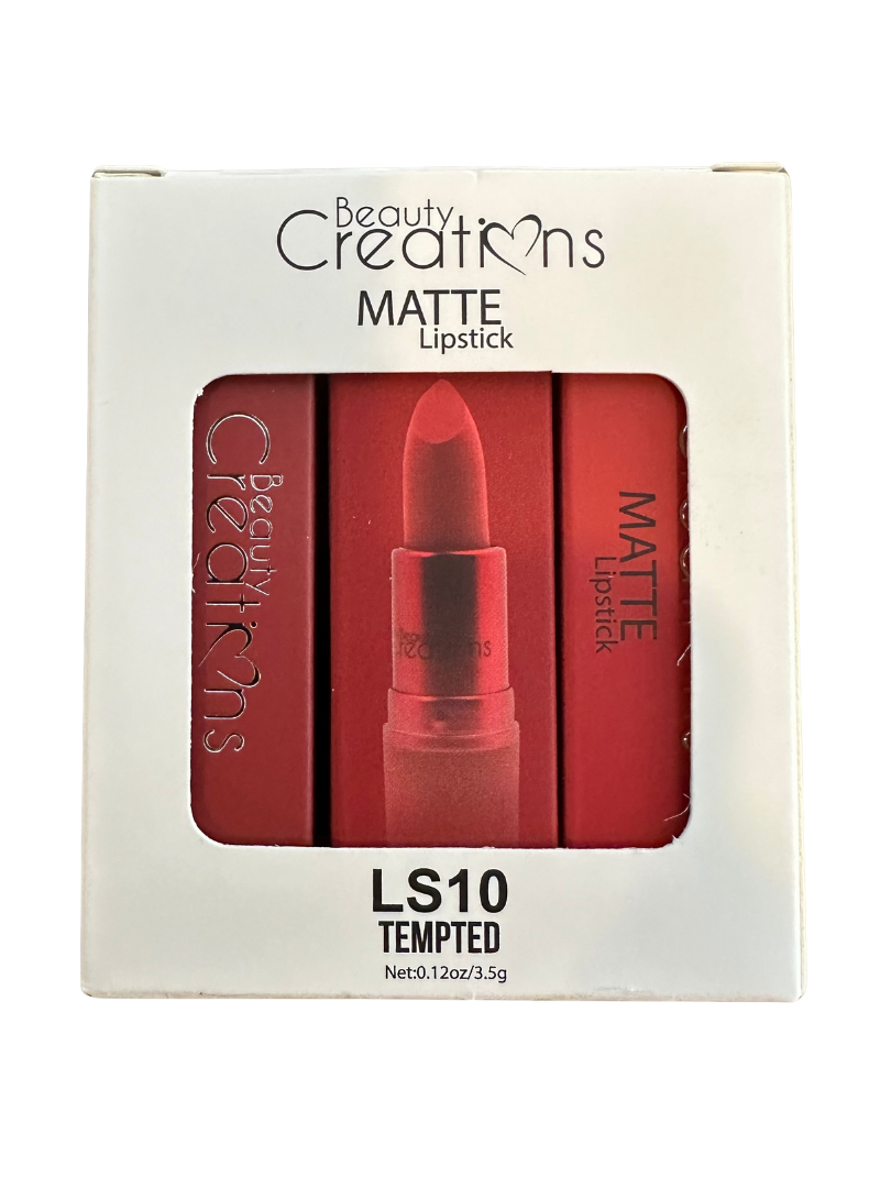 Set de 6 Labiales Matte LS10 Tempted de Beauty Creations