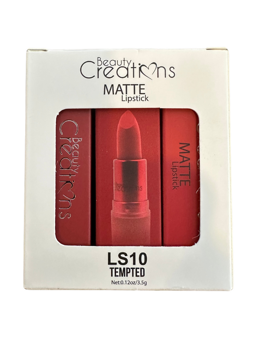 Set de 6 Labiales Matte LS10 Tempted de Beauty Creations