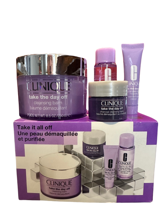 Clinique Kit Desmaquillante facial 4 Piezas Take it all off