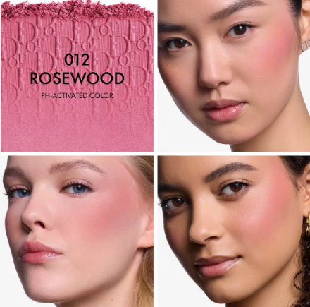Rubor en polvo Rosy Glow de Dior Tono 012 Rosewood