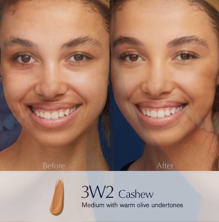 Base Double Wear de Estee Lauder Tono 3W2 Cashew
