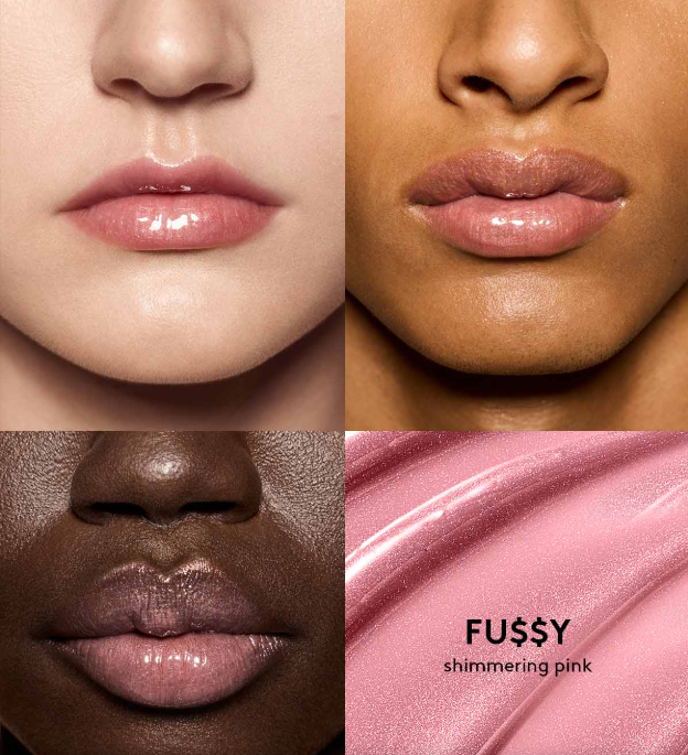 LIp Gloss Bomb Luminizer de Fenty Beauty Tono Fussy 02