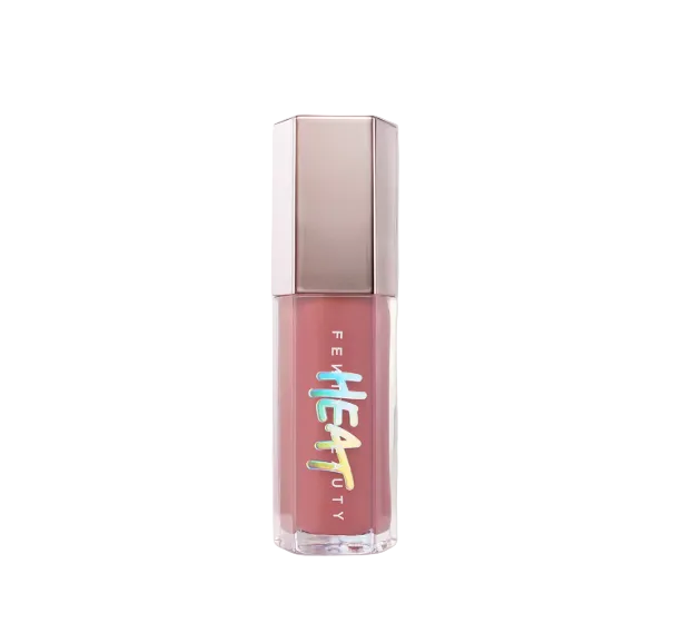 LIp Gloss Bomb Heat Luminizer de Fenty Beauty Tono Fussy Heat 02