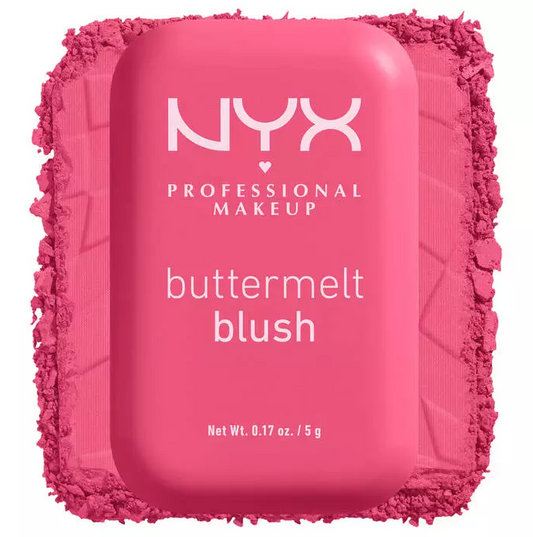 Rubor Cremoso en Polvo de NYX Tono Getting Butta