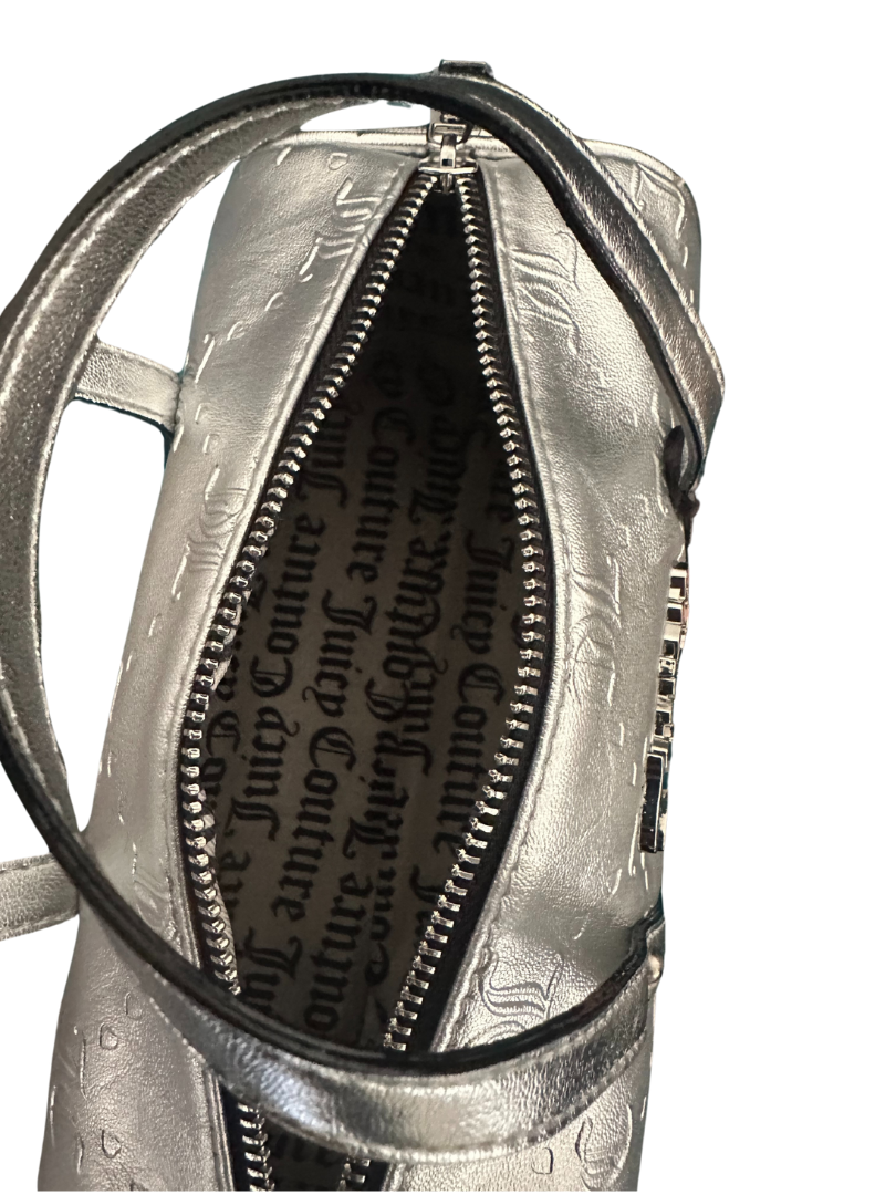 Bolsa para dama Crossbody/Handbag barrel Plateada Juicy Couture