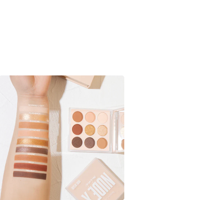 Paleta Sombras Nude X de Beauty Creations Tono Nude Desire