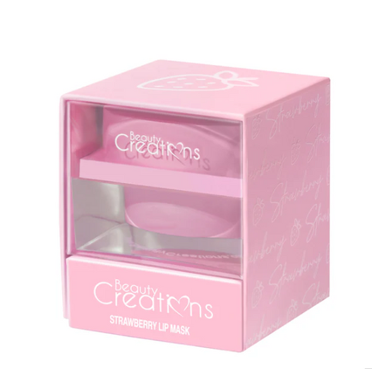 Balsamo labial lip mask de Beauty Creations Tono Strawberry