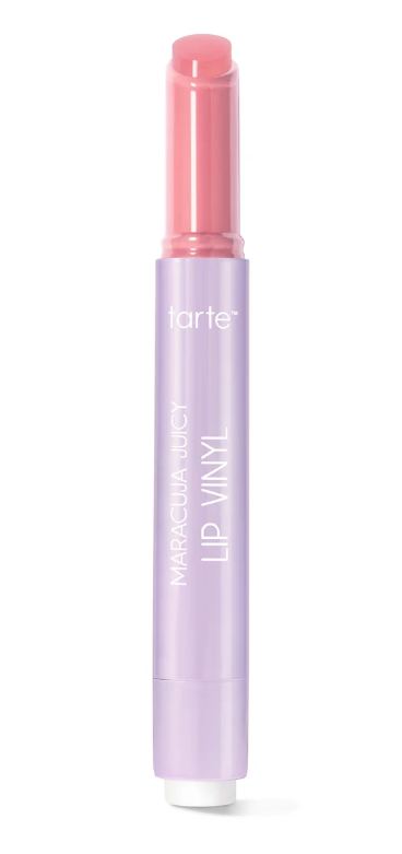 LIp Vinyl Maracuja Juicy de Tarte Tono Sheer Petal