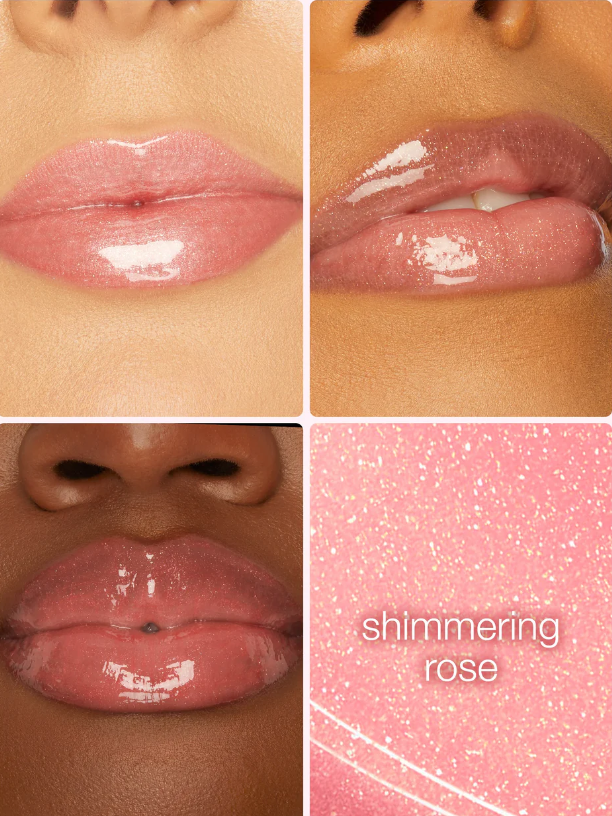 LIp Vinyl Maracuja Juicy de Tarte Tono Shimmering Rose