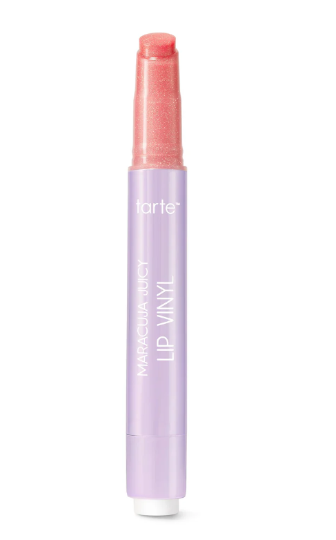 LIp Vinyl Maracuja Juicy de Tarte Tono Shimmering Rose