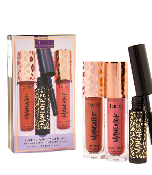 Trio Mascara y Rubor viral maneater must have Tonos Cinnamon/Berry