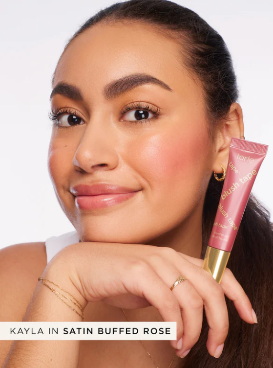 Rubor Liquido Tarte double duty Tono Satin Buffed Rose