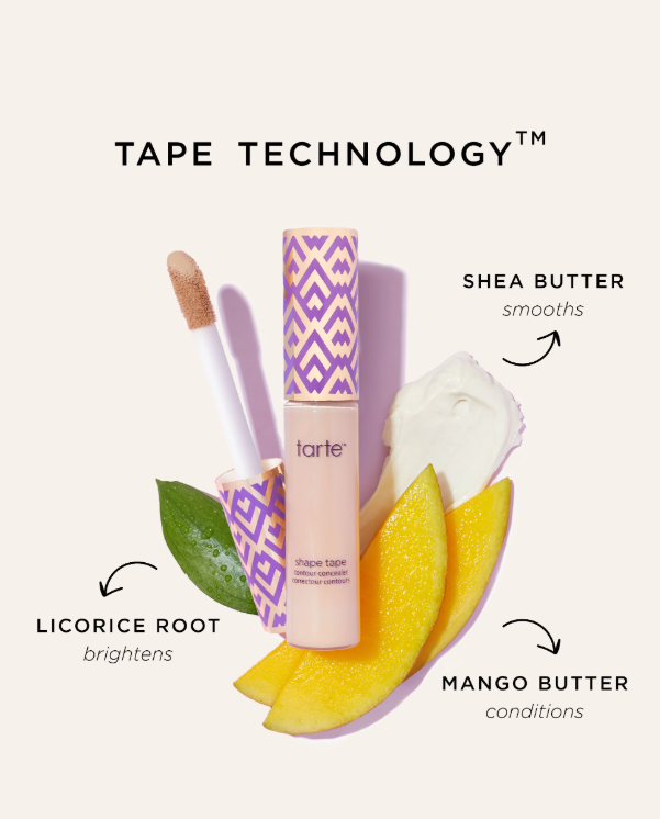 Corrector Shape Tape Concealer Tarte 27h light-medium honey