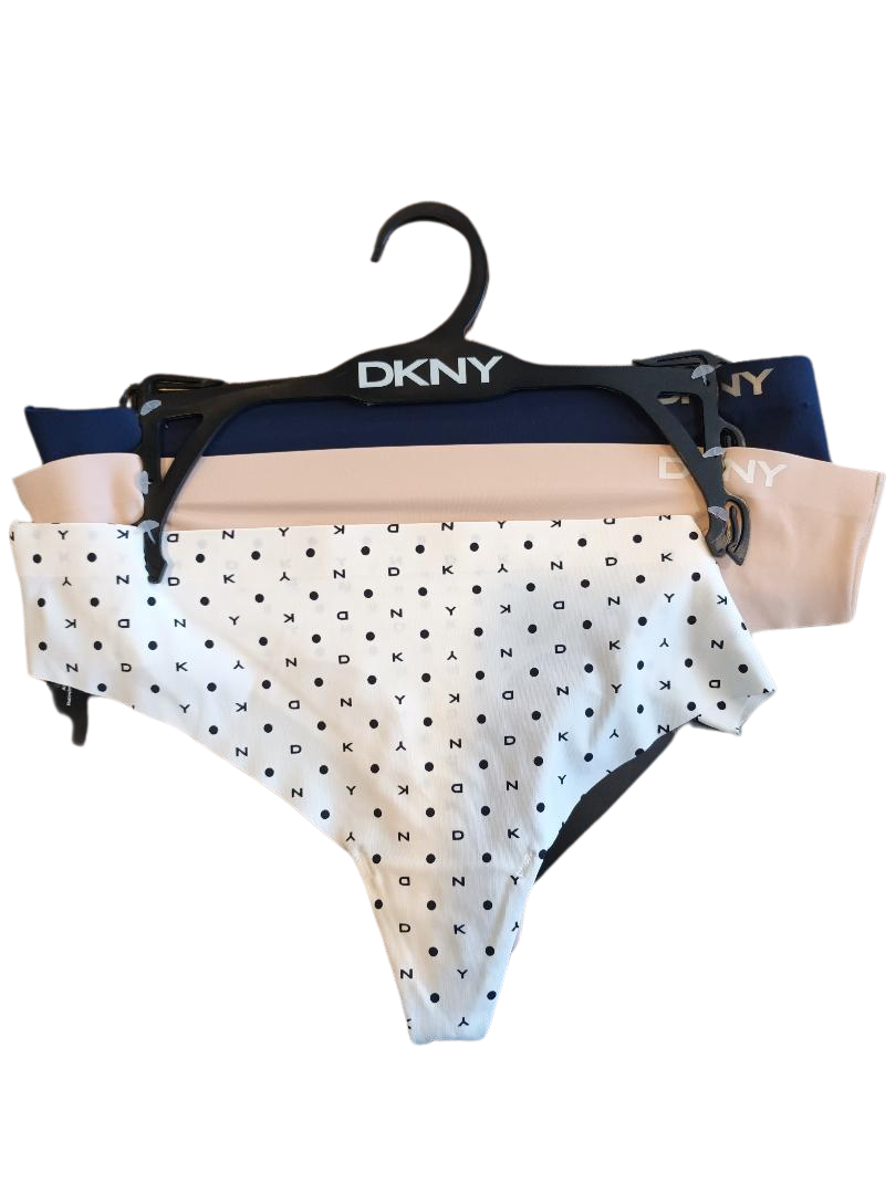 DKNY 3-Pack Tanga Liso