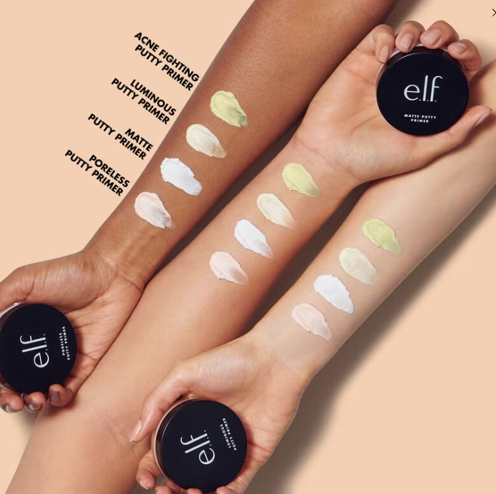 Matte putty primer Universal sheer clair universal e.l.f.