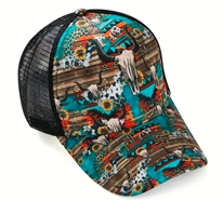 Gorra Estampado Vaquero