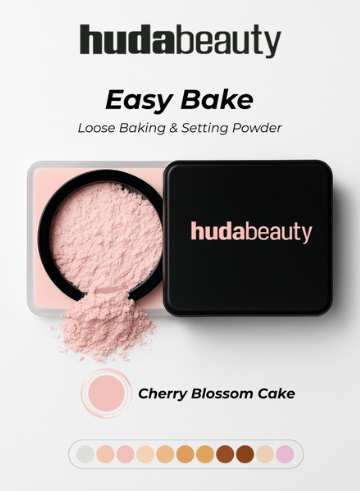 Polvo Fijador Easy Bake de Huda Beauty Cherry Blossom Cake