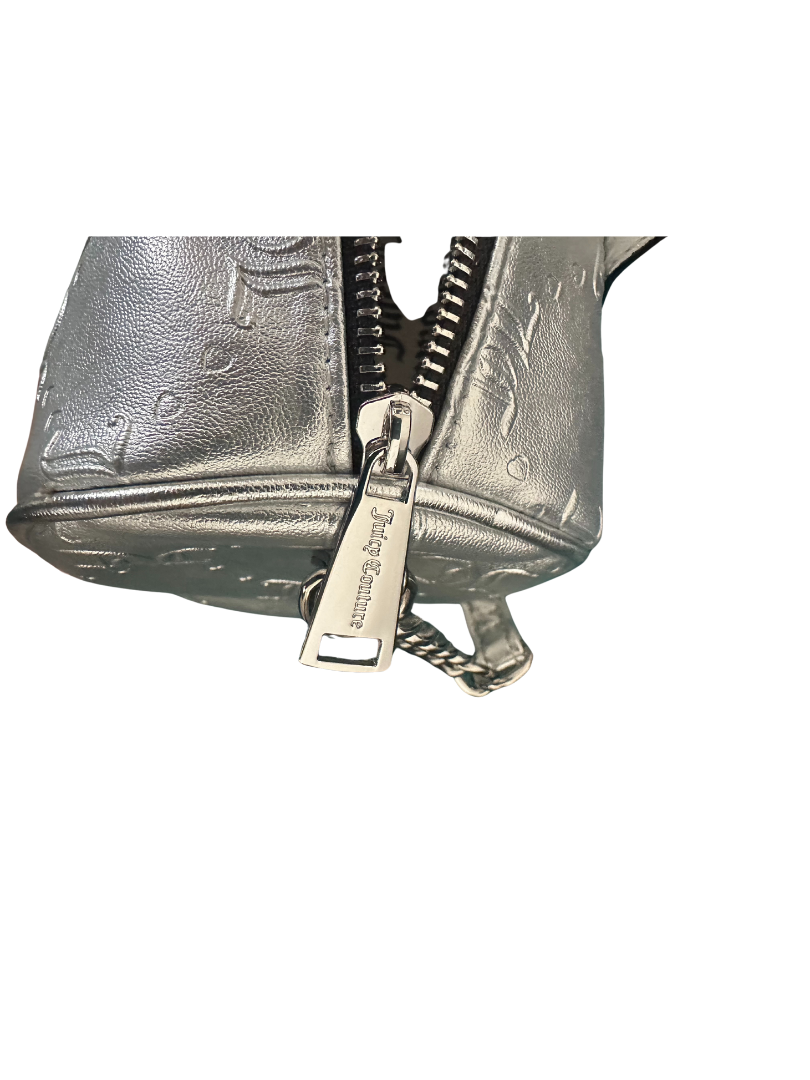 Bolsa para dama Crossbody/Handbag barrel Plateada Juicy Couture