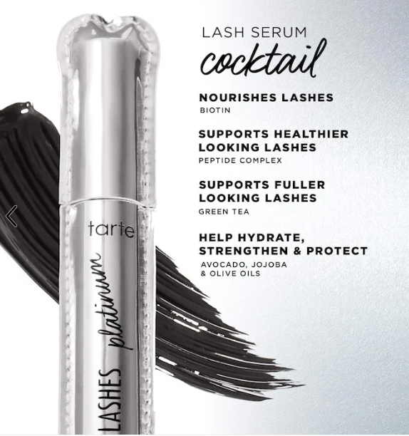 Mascara Pestañas Platinum de Tarte Color Negro