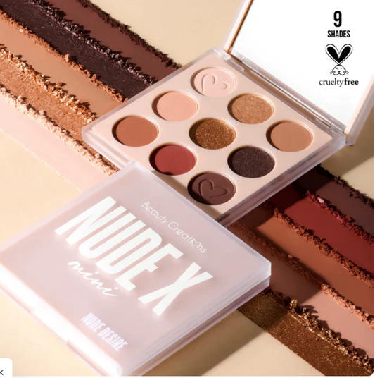 Paleta Sombras Nude X de Beauty Creations Tono Nude Desire