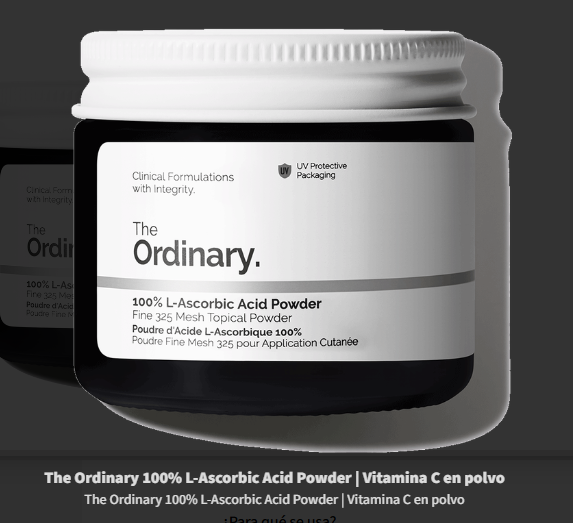 Vitamina C en Polvo The Ordinary
