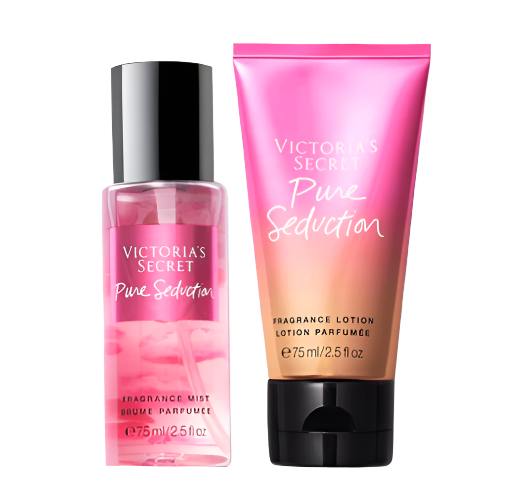Set Victoria's Secret Crema Y Body Locion Pure Seduction 75 mL